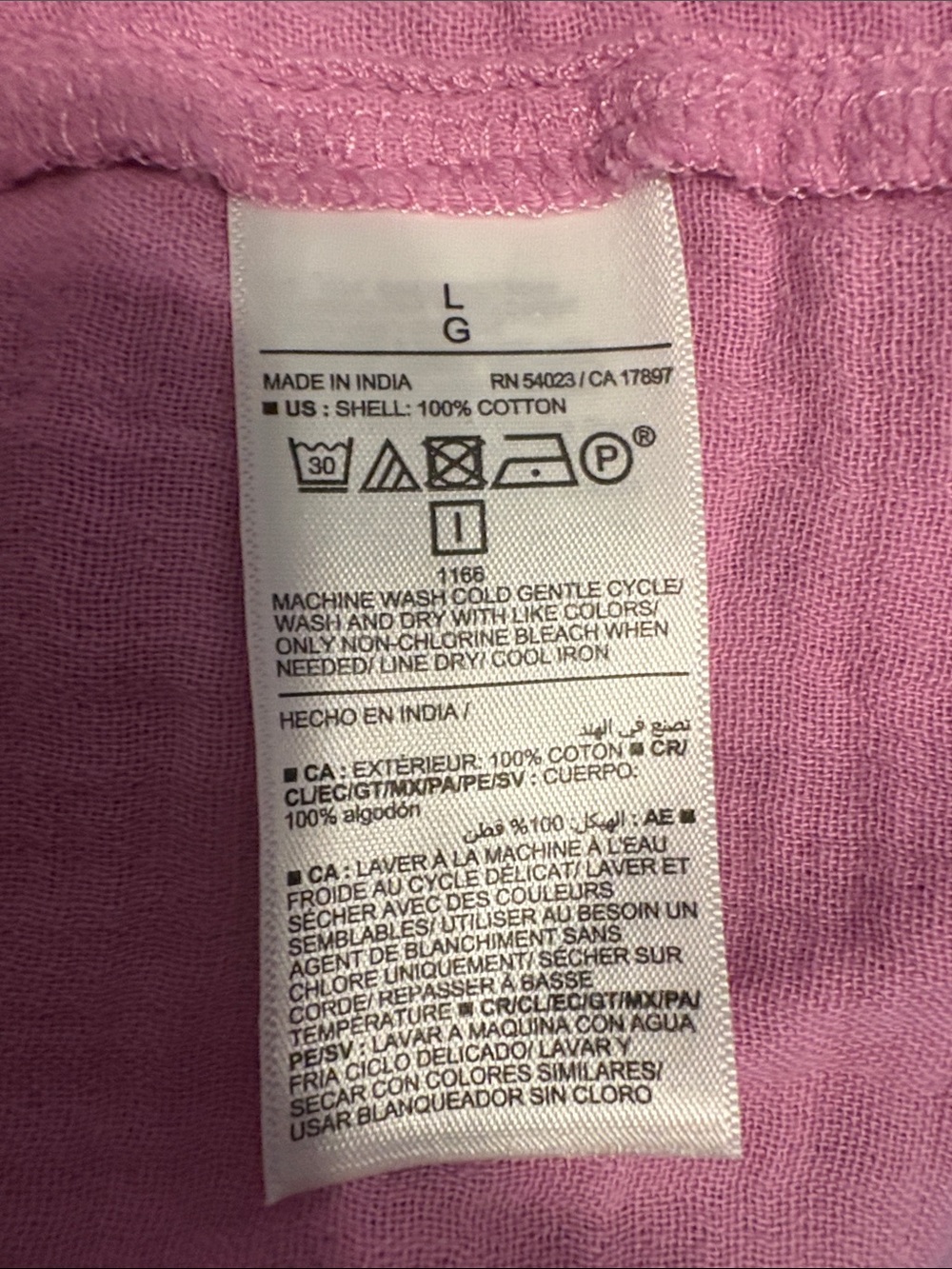 Pink Ruffled V-Neck Women's Top - Picture 3 of 3